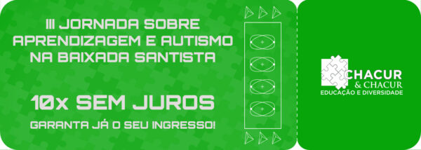 Lote EXTRA- III Jornada Sobre Aprendizagem e Autismo na Baixada Santista 10x sem juros!